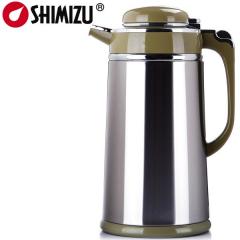 清水（SHIMIZU） 不锈钢砂光玻璃内胆咖啡壶SM-3192C-160（1600ml）