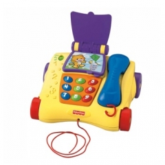 美泰费雪（Fisher Price） 益智玩具 音乐学习电话（双语版）P8015