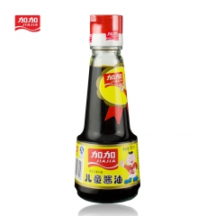 加加儿童酱油 160ml 非转基因大豆酿造 儿童口味 优质生抽酱油