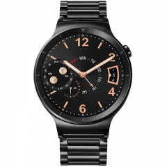 HUAWEI WATCH动感系列 智能手表（黑色不锈钢三珠表带）