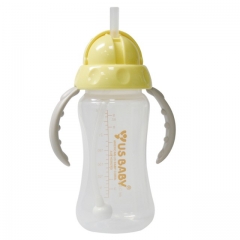 优生轻松开吸管手把练习杯L270ml (2入)